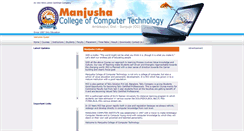 Desktop Screenshot of manjushaeducation.in